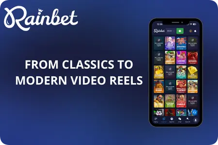 A diverse selection of online slots at Rainbet Casino